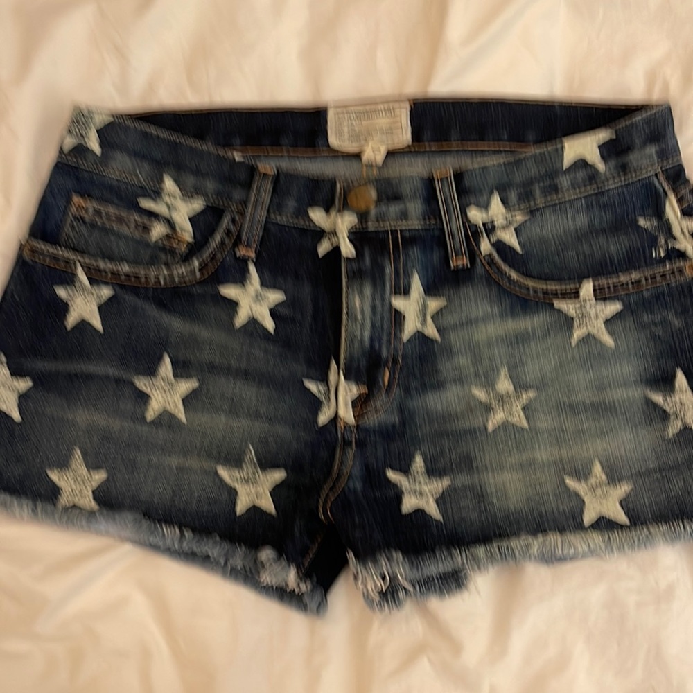 Current Elliott star jean shorts